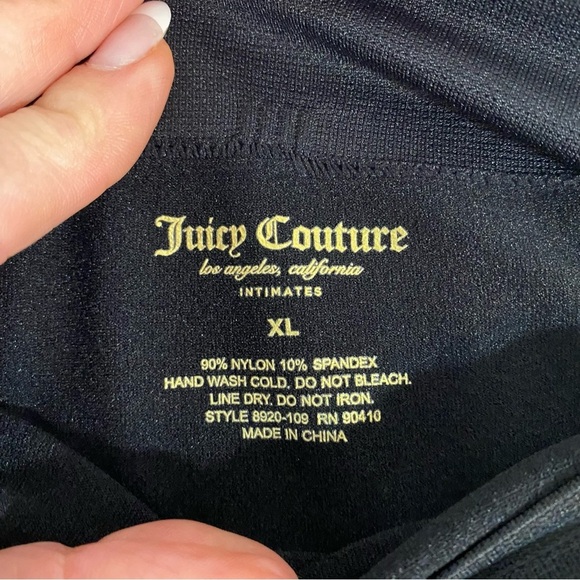 Juicy Couture Seamless Shaping Biker Shorts Slimming Set Black Beige NWT Size XL - Picture 6 of 8